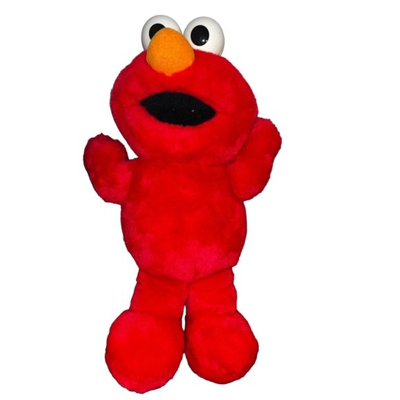 1995 TICKLE ME ELMO Plush Stuffed Talking Toy Doll TYCO Jim Henson Sesame Street - Picture 6 of 12